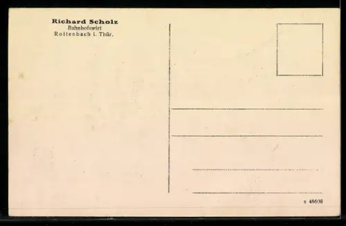 AK Rottenbach, Teilansicht von Norden