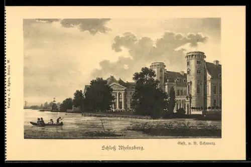 AK Rheinsberg, Blick zum Schloss