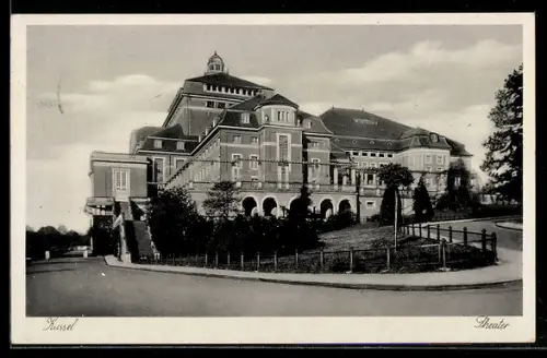 AK Kassel, Theater mit Strassenpartie