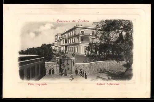 AK Corfou, Villa Imperiale Entree Achilleion