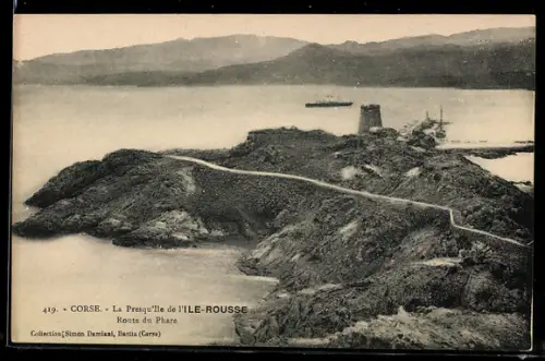 AK L`Île Rousse /Corse, Route du Phare