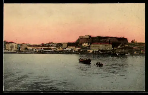 AK Corfou, Panorama du Port