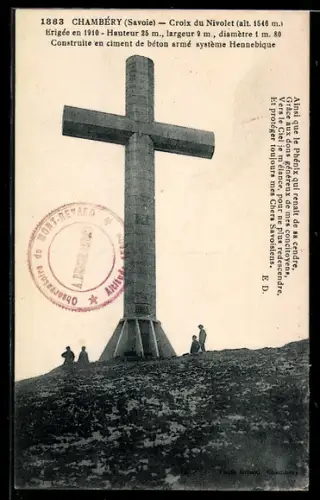 AK Chambéry /Savoie, Croix du Nivolet
