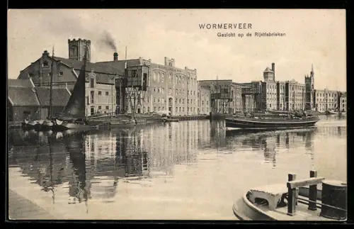 AK Wormerveer, Gezicht op de Rijstfabrieken