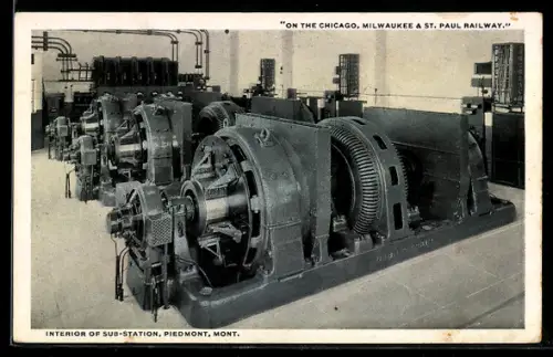 AK Piedmont, MT, Interior of Sub-Station
