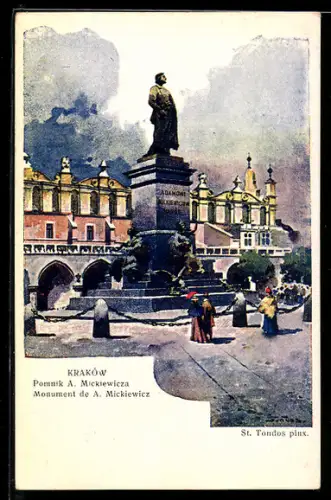 AK Kraków, Pomnik A. Mickiewicza