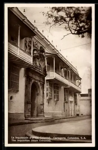 AK Cartagena, La Inquisición, Pórtico Colonial