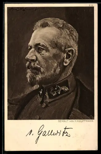 AK Heerführer von Gallwitz in Uniform