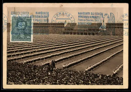 AK Prag, Sokol-Turnfest 1938
