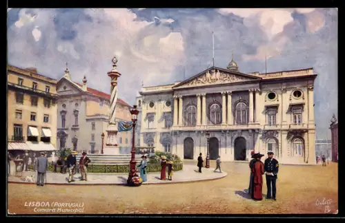 Künstler-AK Lisboa, Camara Municipal