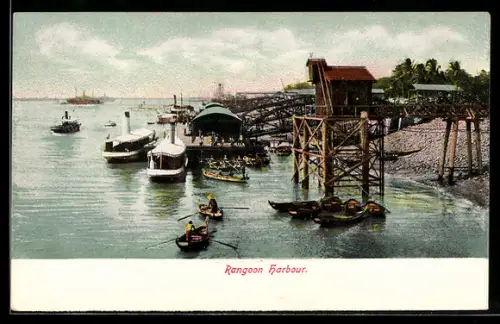 AK Rangoon, Rangoon Harbour