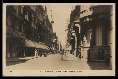 AK Buenos Aires, Calle Florida y Paraguay