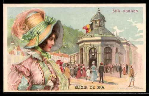 Lithographie Spa, Pouhon