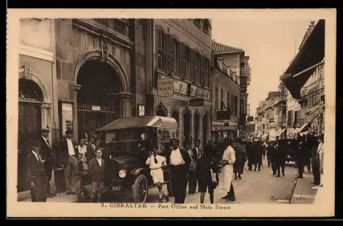 AK Gibraltar, Post Office and Main Street