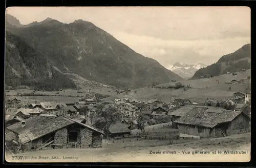 AK Zweisimmen, Vue génrale et le Wildstrubel