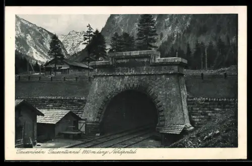 AK Böckstein, Tauerntunnel der Tauernbahn, Nordportal