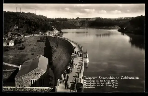 AK Goldentraum, Blick über die Talsperre