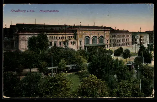 AK Strassburg, Hauptbahnhof