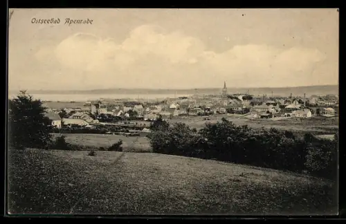 AK Apenrade, Gesamtansicht aus der Ferne