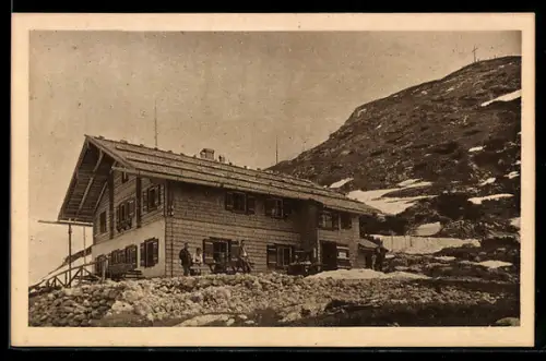 AK Zeppezanerhaus, Berghütte auf dem Untersberg