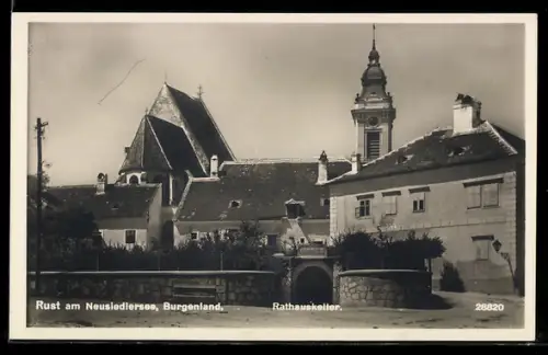 AK Rust am Neusiedlersee, Blick auf den Rathauskeller