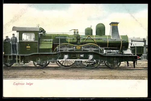 AK Express belge, belgische Eisenbahn-Lokomotive