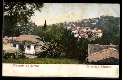 AK Corfou, Le village Gastouri