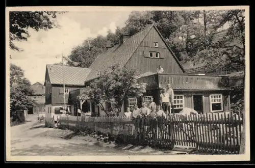 AK Röthenbach, Lindner-Haus, Landheim der Staatl. Schule für Schwerhörige und Ertaubte in Dresden