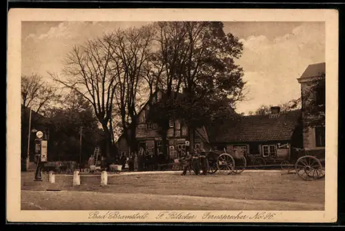 AK Bad Bramstedt, Gasthof von F. Fülscher, Aussenansicht
