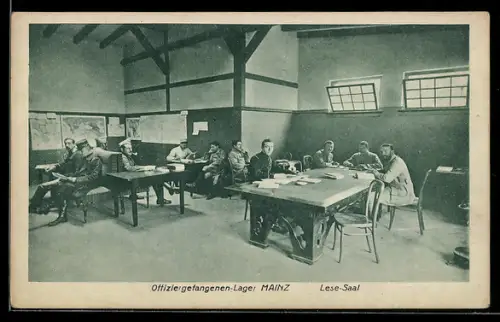 AK Mainz, Offiziergefangenenlager, Lese-Saal