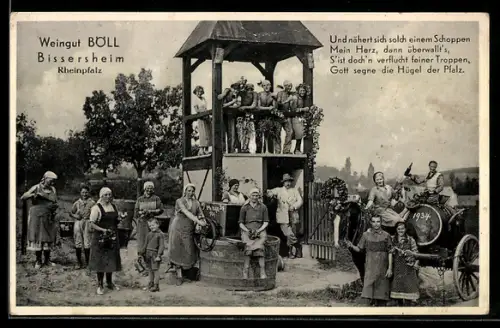 AK Bissersheim /Rheinpflaz, Weingut Böll