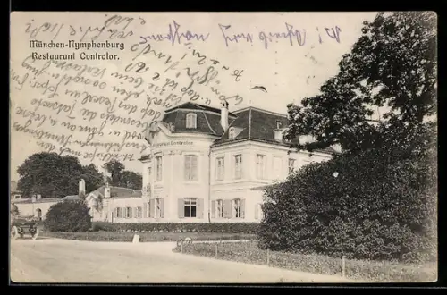 AK München-Nymphenburg, Restaurant Controlor