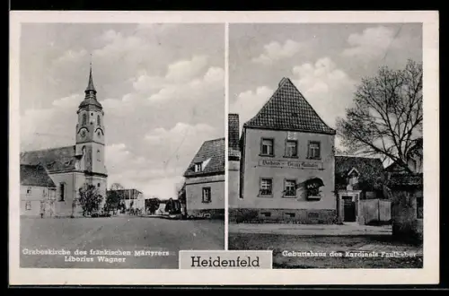 AK Heidenfeld, Geburtshaus des Kardinals Faulhaber