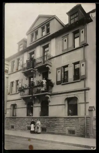 Foto-AK Mannheim, Bürgerhaus im Waldhof-Quartier
