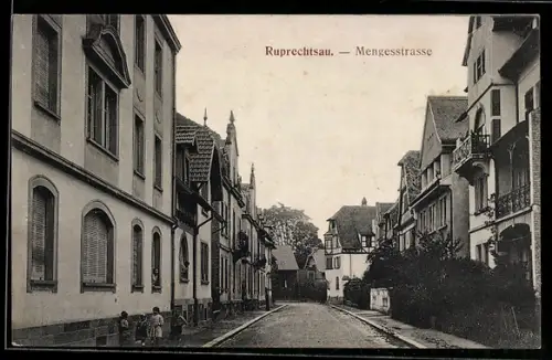 AK Ruprechtsau, Häuser in der Mengesstrasse