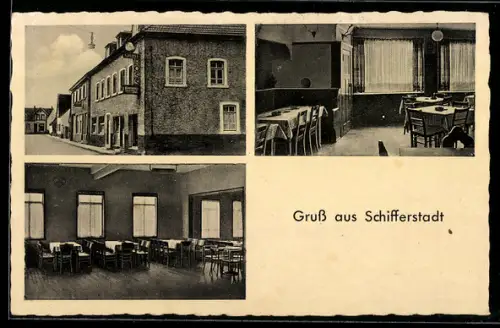 AK Schifferstadt, Gaststätte Weisses Ross, Bes. Fr. Kaufmann