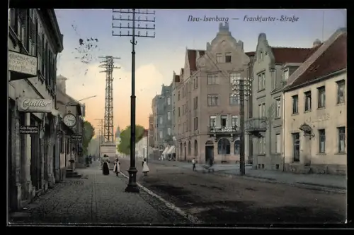 AK Neu-Isenburg, Frankfurter Strasse