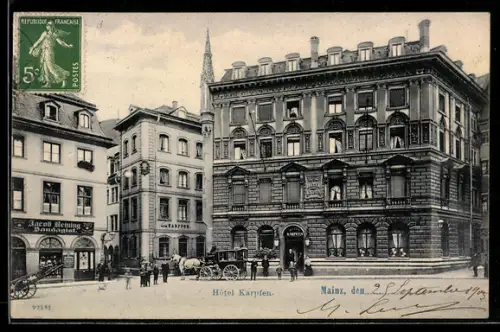 AK Mainz, Hotel Karpfen