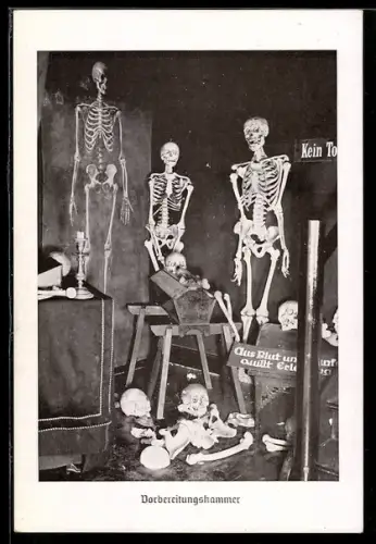 AK Düsseldorf, Freimaurer-Museum, Schadowplatz 10, Vorbereitungskammer