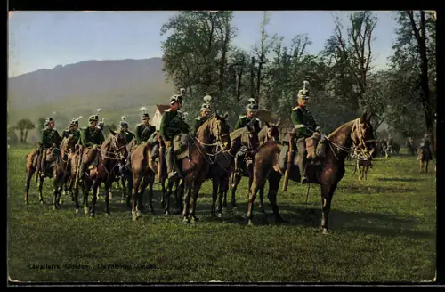 AK Grenzbesetzung 1914-15, Guiden der schweizer Kavallerie