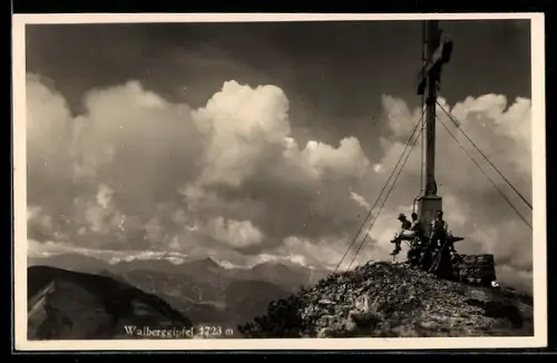 AK Walberggipfel mit Gipfelkreuz
