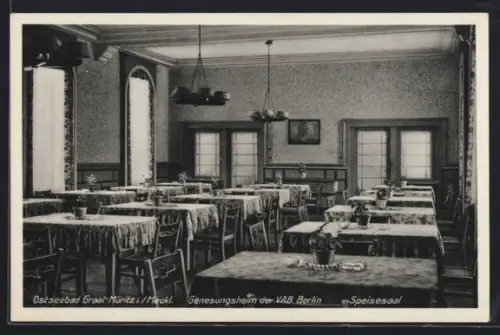 AK Graal-Müritz, Genesungsheim der VAB Berlin, Speisesaal