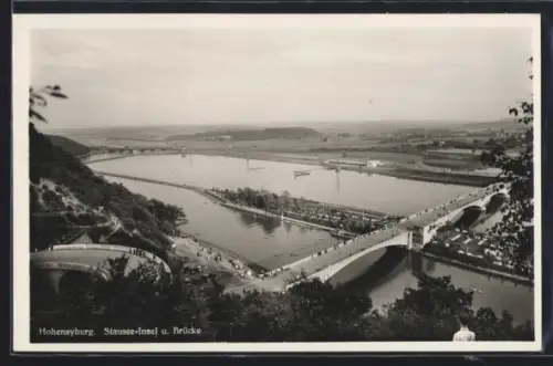 AK Hohensyburg, Stausee-Insel, Brücke