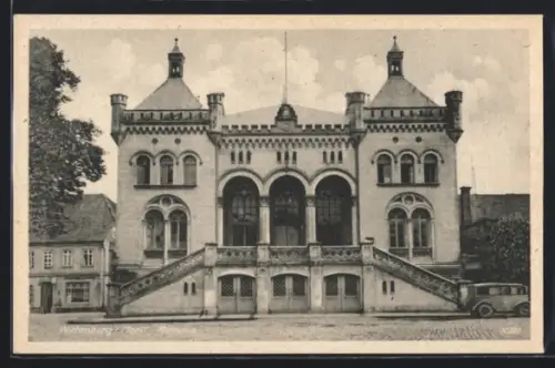 AK Wittenburg, Rathaus, Vorderansicht