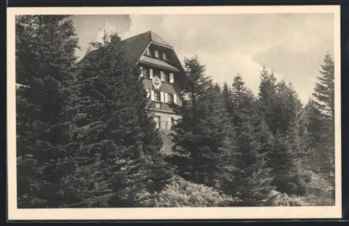 AK Sand / Bühl, Naturfreundehaus Badener Höh, Aussenansicht