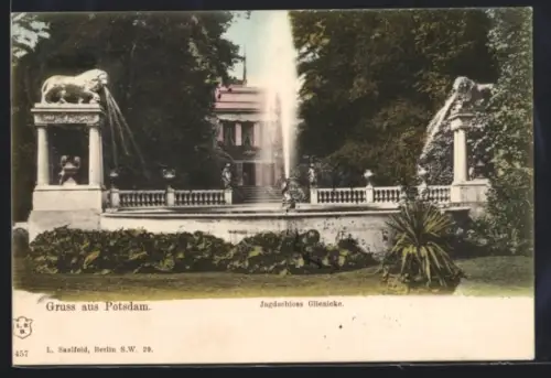 AK Potsdam, Jagdschloss Glienicke