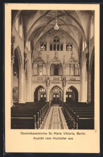 AK Berlin, Dominikanerkirche St. Maria Viktoria, Karlstrasse 29