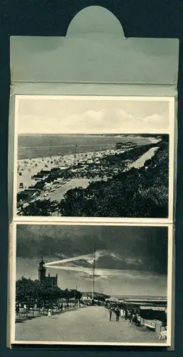 10 Fotografien Ansicht Stolpmünde / Ustka, Mole, Hafen, Strandpromenade, Hafeneinfahrt und Hafenbild