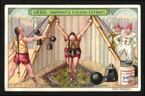 Sammelbild Liebig, Specialitäten-Theater, Kraftturner
