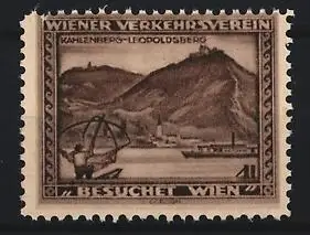 Reklamemarke Wien, Besuchet Wien, Kahlenberg-Leopoldsberg-Szene